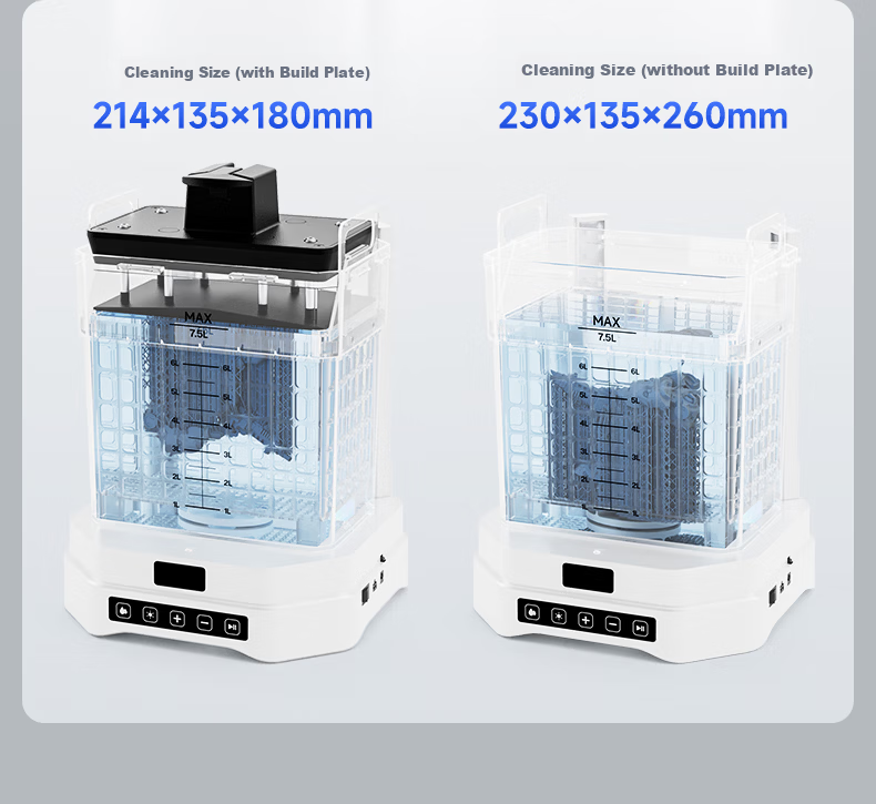 ELEGOO Mercury Plus 3.0 Resin 3D Printer Curing and Washing Machine Large Size Figurine Model Cleaning and Curing All-in-One Device 4