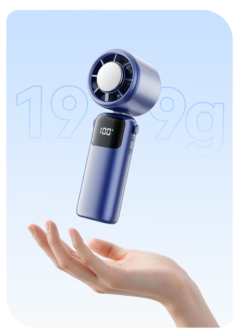 Suoying Ice Compress Clip Handheld Fan Clip-on Mini Desktop Neck Hanging Cooling Dorm Silent Office USB Fan Bed Air Circulation Mini Long Battery Life 29