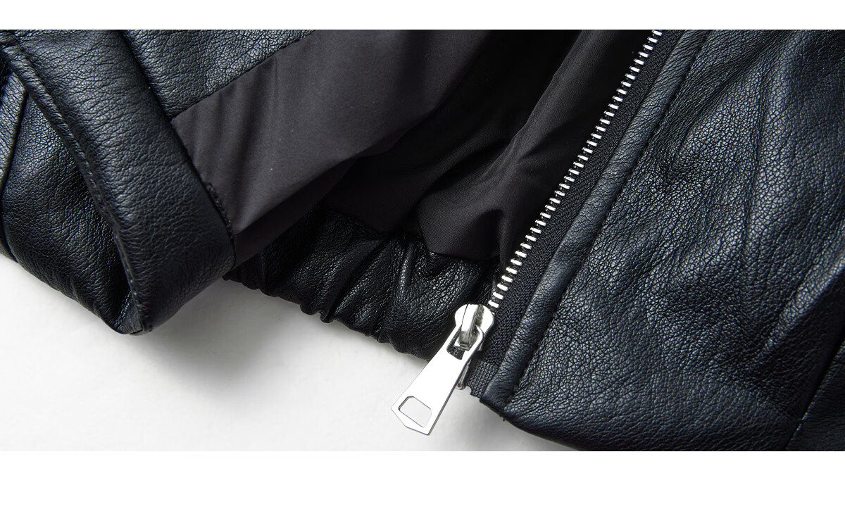 Chushen Spring Autumn Casual Short Jacket Women Black Stand Collar Zipper Slim Loose Stylish Leather Jacket Top S61D127 7
