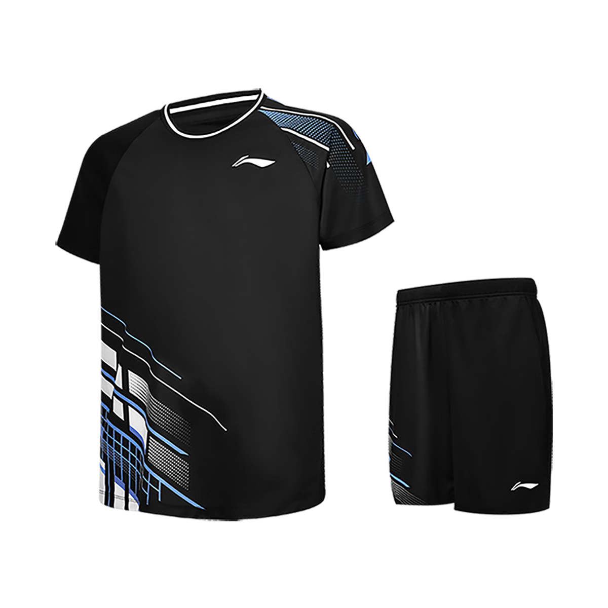LI-NING Unisex Badminton Match Set Two-Piece Club Series Sports Teamwear XL