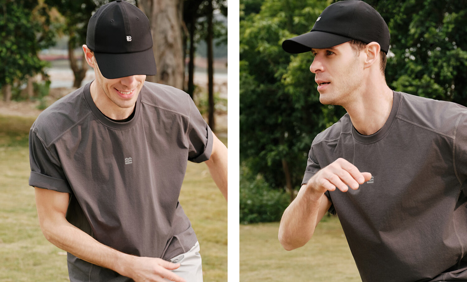 FANCET Men's Baseball Cap Spring Summer Breathable Lightweight Outdoor Casual Water-Resistant Sports Fashion Simple Duckbill Hat 11