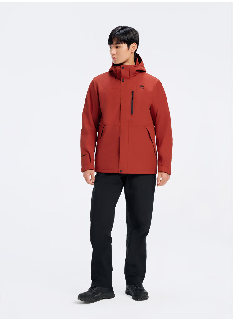 Pelliot Mountain Classic 3.0 3-in-1 Waterproof Jacket Spring Autumn Unisex Warm Coat 125301055 Purple L 19