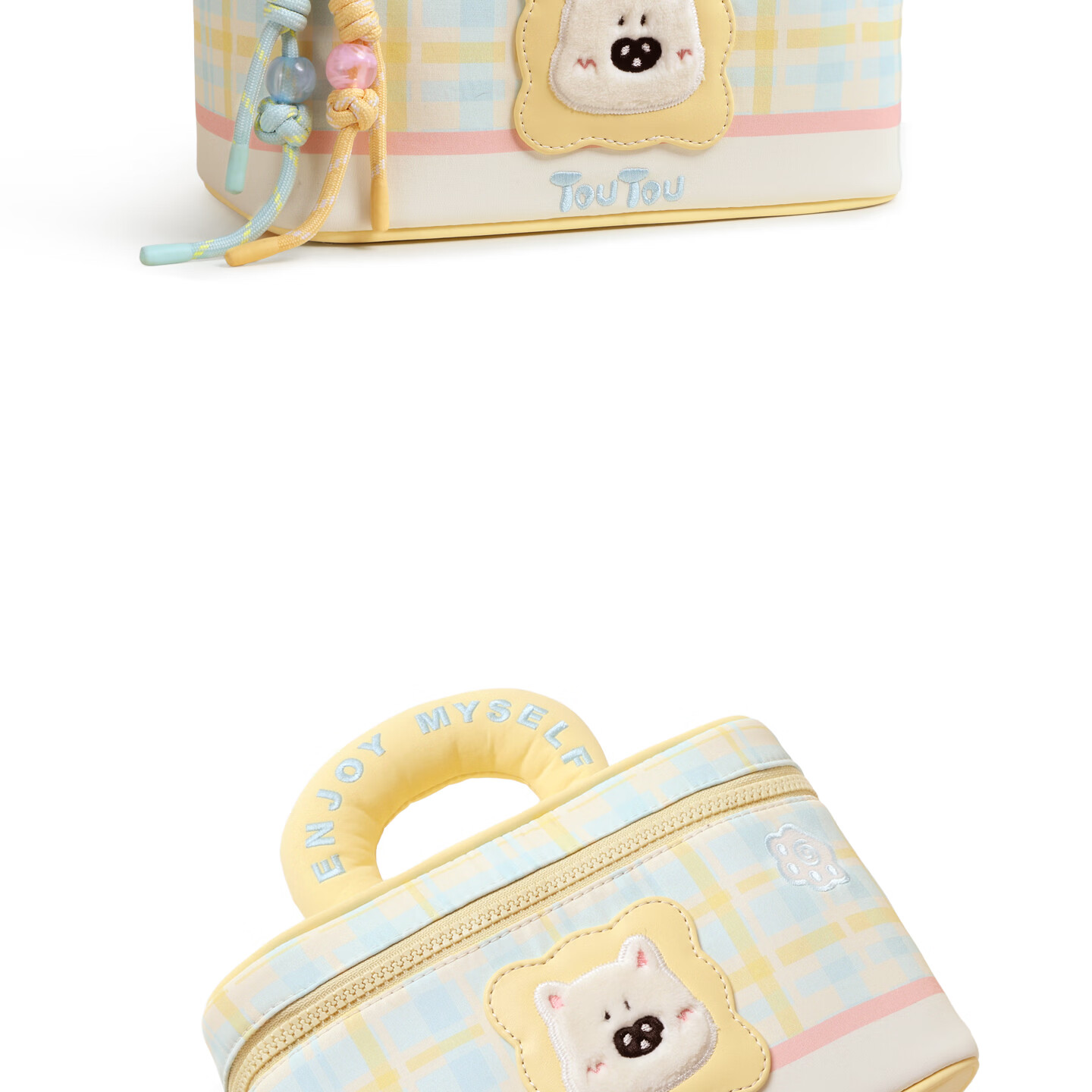 Toutou 2026 New West Highland Makeup Bag Large Capacity Portable Toiletry Bag Cosmetic Storage Bag Qixi Birthday Gift 41
