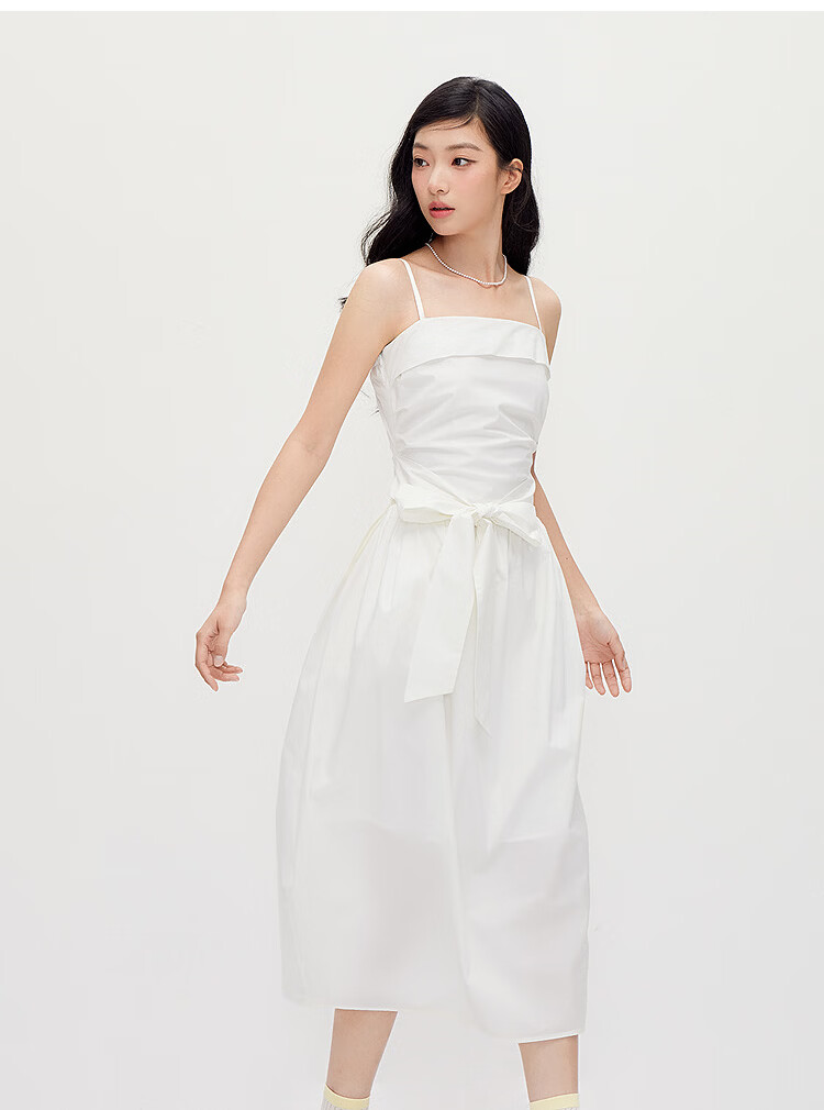 Semir Chen Duling Tulip Hem Strapless Dress Women's Summer 2026 Pure Desire Long Dress 109326114003 13