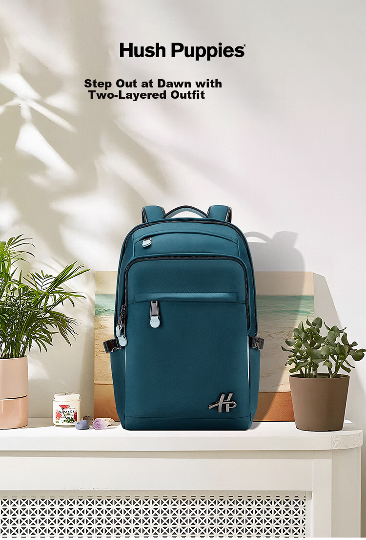 Hush Puppies Men's 14.2-inch Large Capacity Laptop Backpack Business Casual Birthday Gift for Boyfriend 5