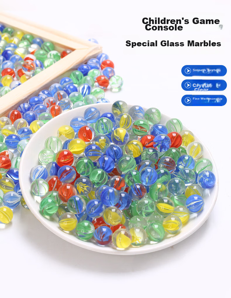 Shenglv High-Quality Glass Marbles, 25mm, 20 Pieces, for Game Console, Checkers, Gardening, Fish Tank Decoration, And Flower Arrangements 1