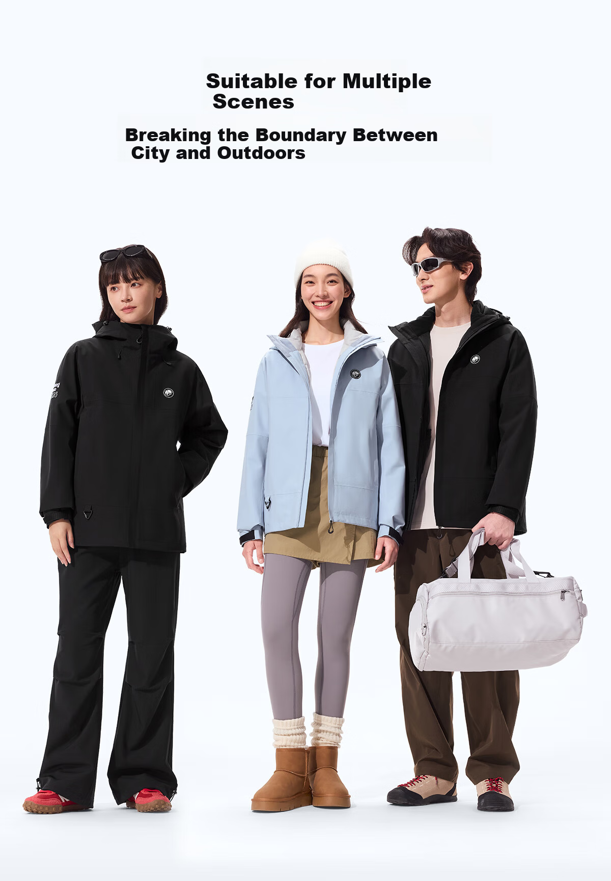 Panda [Rain Shell MAX] 3-in-1 Goose Down Liner Waterproof Jacket Unisex Cold-Resistant Warm Autumn Winter Hiking Coat B297, XS 11