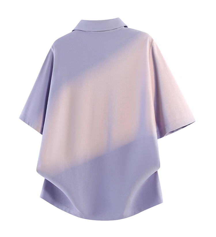 TUCANO Women's Short Sleeve Seagull Collar Polo T-Shirt Slim Fit Casual Commuter Top White M 19