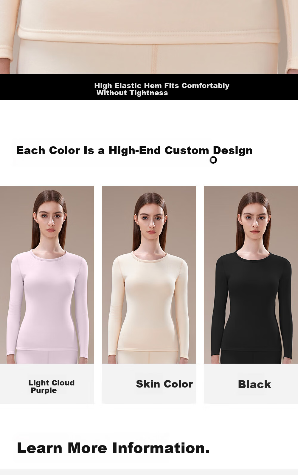 Urban Beauty [Tencel Modal] Thermal Underwear Set for Women Autumn Top and Bottoms, German Velvet Heat Retaining, Fleece Lined, Thickened Autumn Winter New Arrival 13