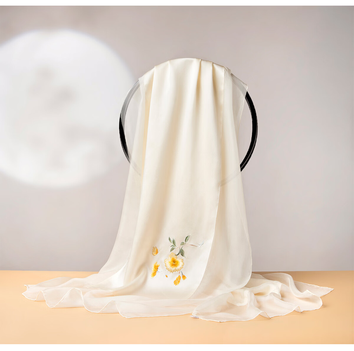 Zhijinlou 100% Mulberry Silk Scarf Non-Heritage Handmade Su Embroidery Genuine Silk Long Hangzhou Silk Shawl Birthday Gift 11
