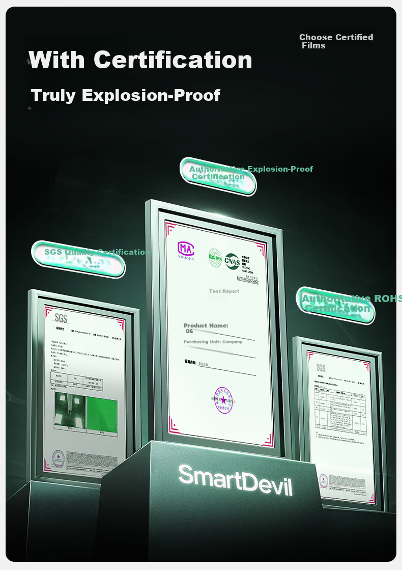 Shanmo Tempered Glass Screen Protector for Huawei Mate80 Mate80 Pro - HD Full Coverage Explosion-Proof Anti-Fingerprint Smooth Phone Film 3