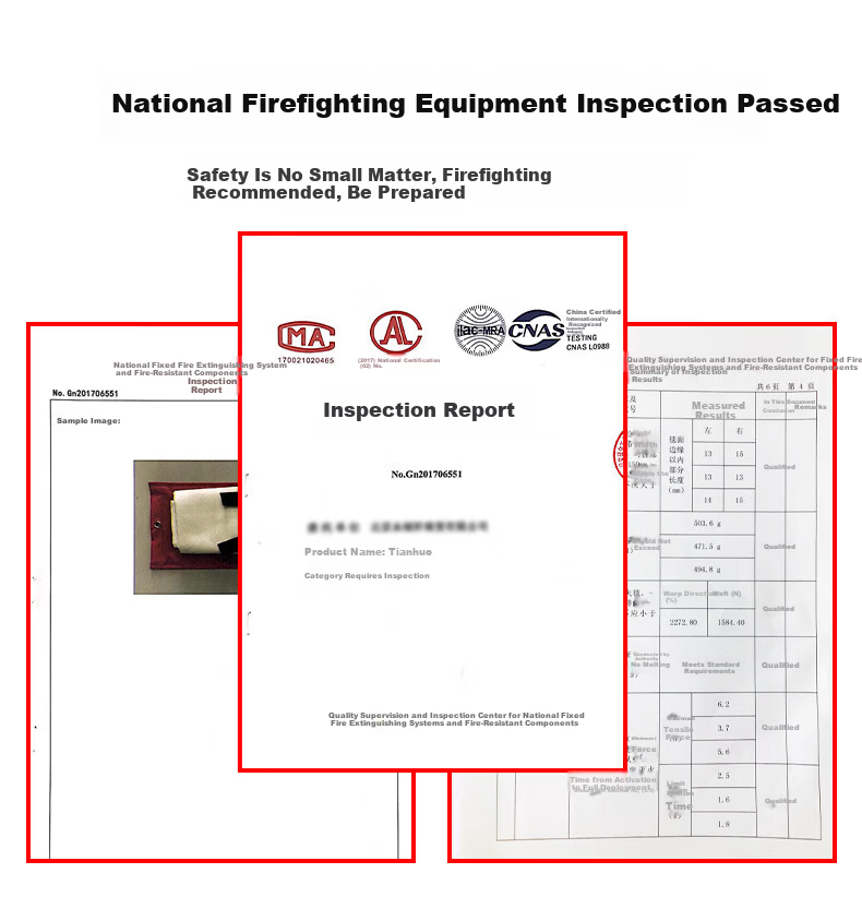 Jumu Fire Blanket Fiberglass Fire Extinguisher for Home Kitchen Factory Emergency Escape National Fire Safety Certification 4