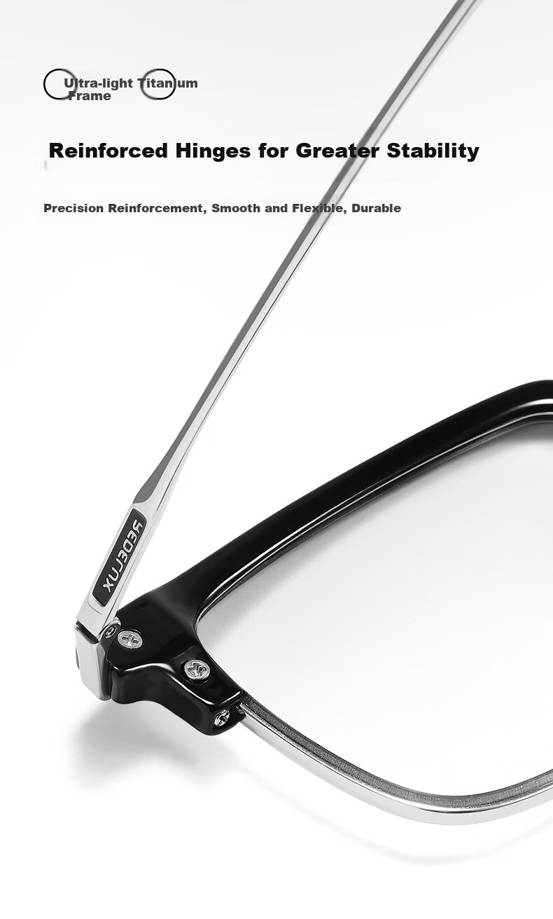 Sunset Red Bifocal Presbyopic Glasses for Men, Photochromic Sunglasses for Summer, AX5404, 300 Degree 6