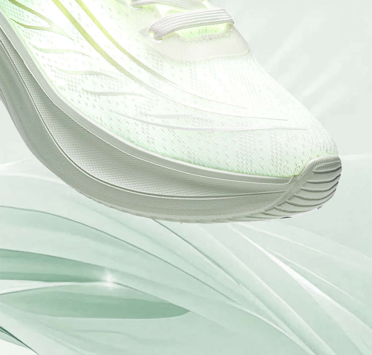Warrior Women's Sports Shoes Spring New Lightweight Soft Sole Casual Running Shoes Shock Absorption White Green Size 38 4