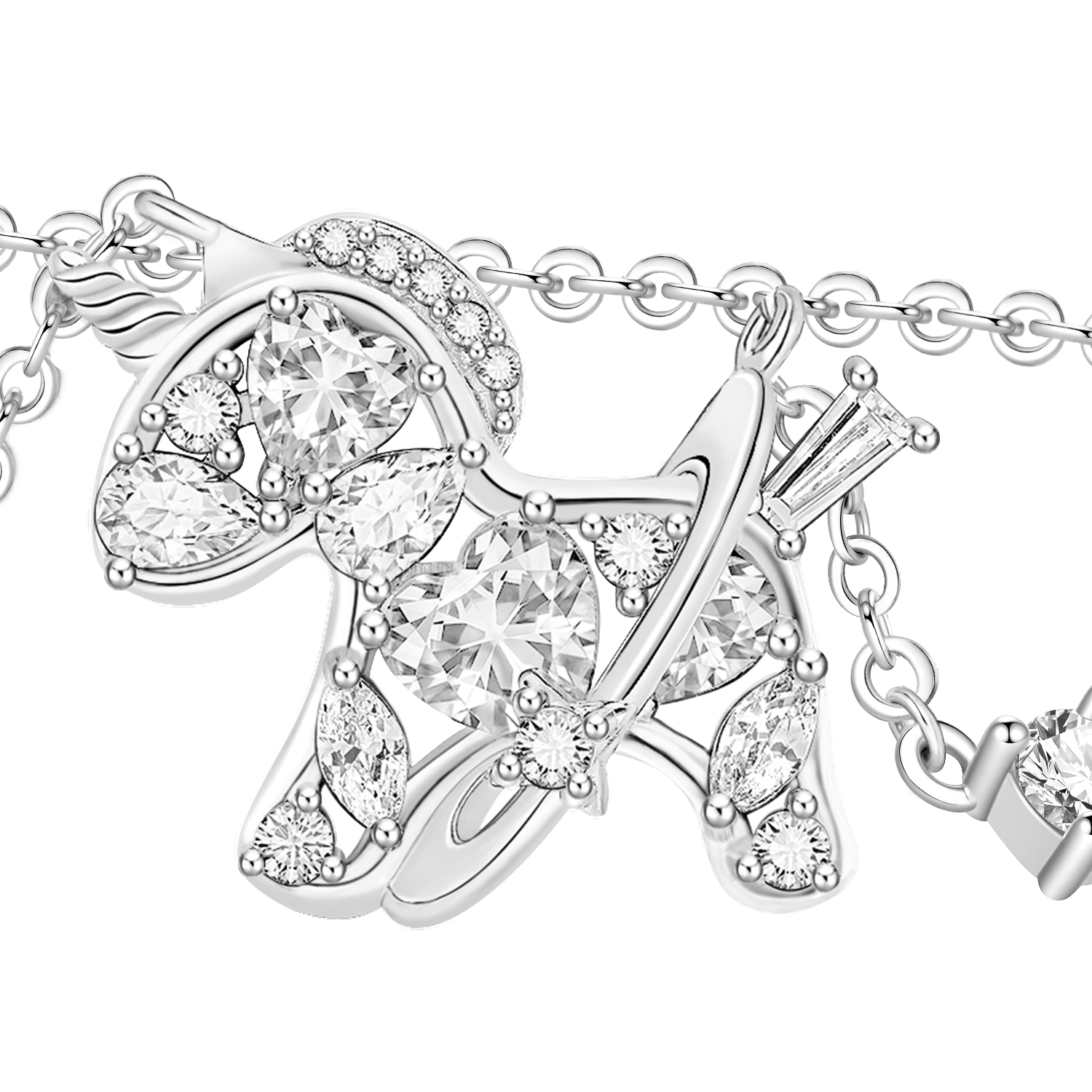 Disney 2026 New Shiny Unicorn Premium Necklace for Women Unique Gift for Girlfriend and Best Friend Birthday