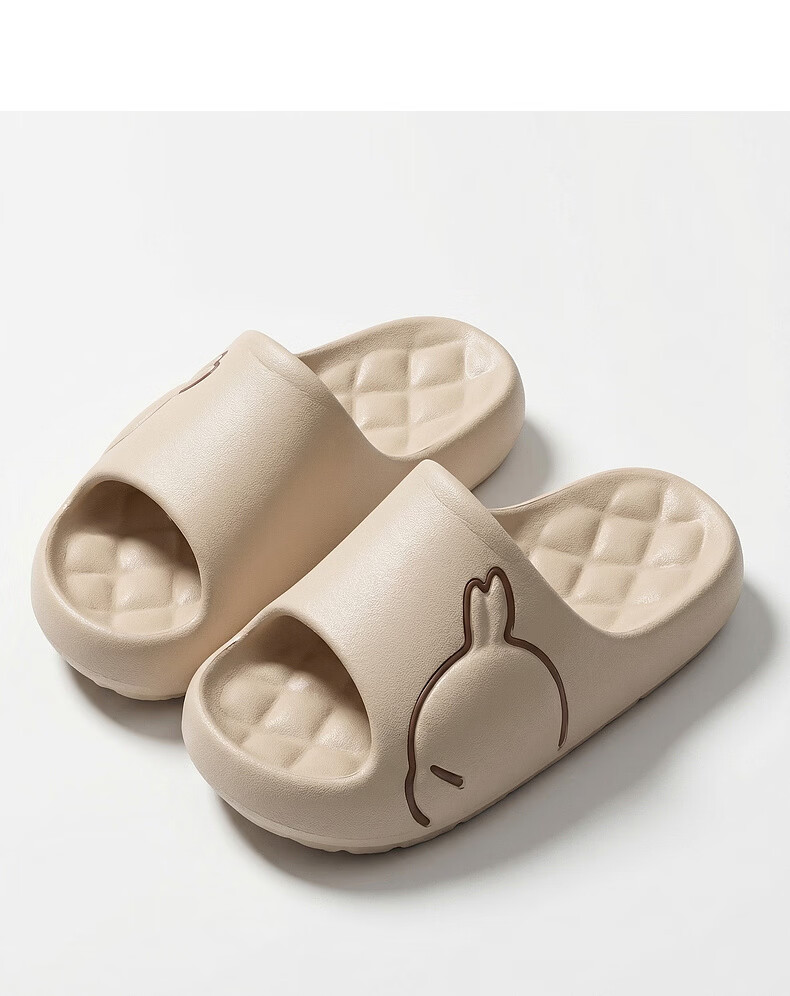 MashiMaro EVA Cartoon Couple Home Bathroom Shower Slippers Unisex Sandals 12