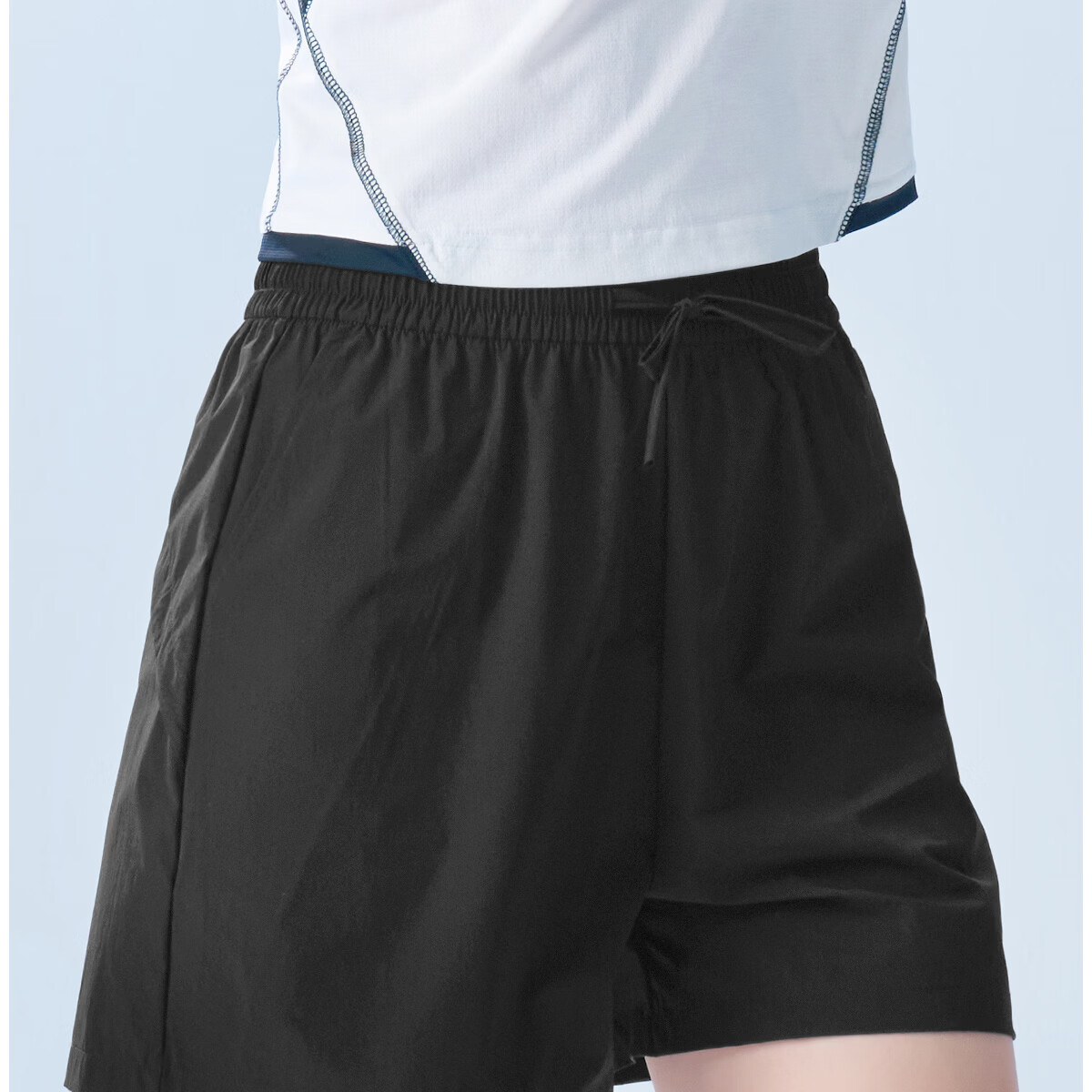 361° Women's Cooling Sports Shorts Summer New Breathable Training Fitness Running Black Casual Knee-Length Pants 12