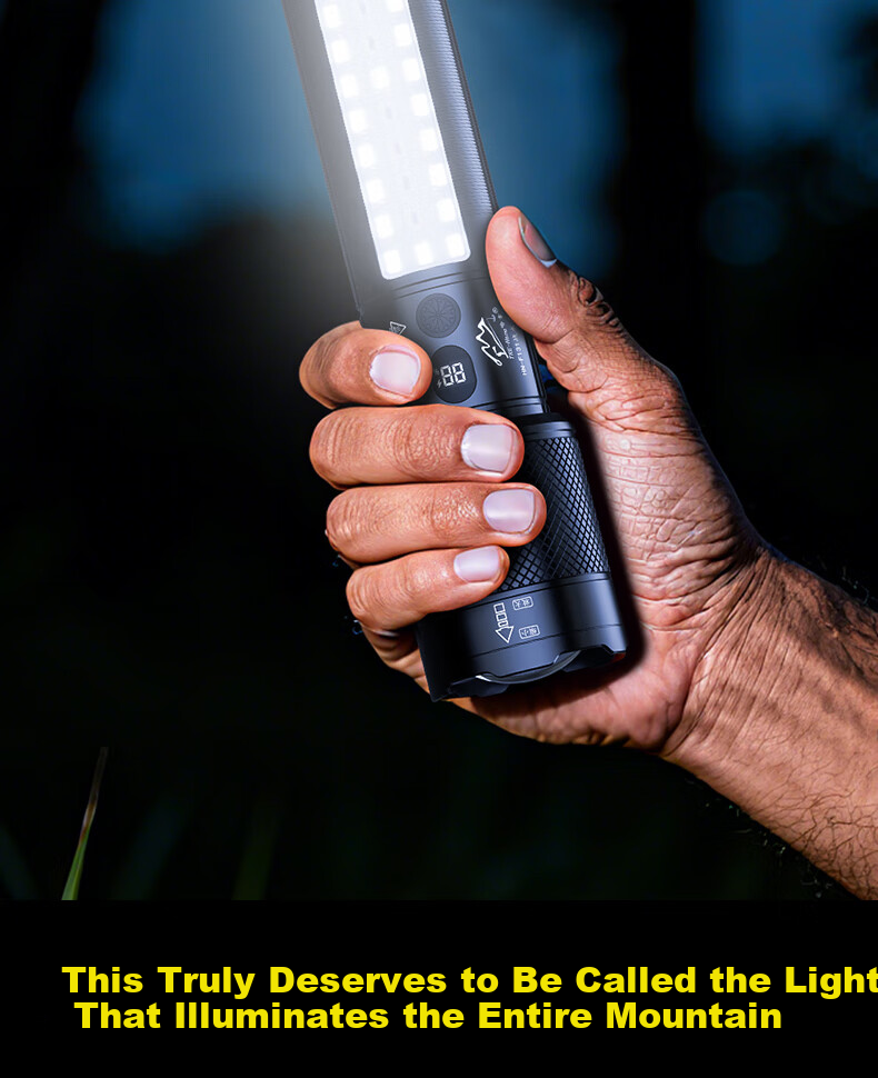 TRE-Hana Dragon Slayer High Brightness Outdoor Multifunctional LED Flashlight Long Range Rechargeable Patrol Lighting 4