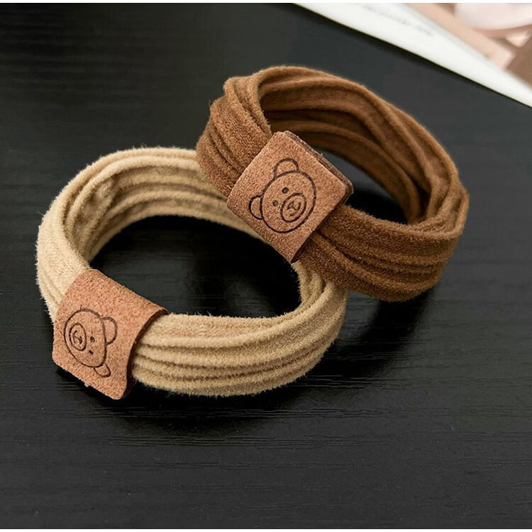 YeFeiLi Two-Piece Set Blue Comb Cushion Brush Hair Tie Massage Comb Long Hair Curling Brush Elastic Hair Band High Elasticity Hair Rope 12