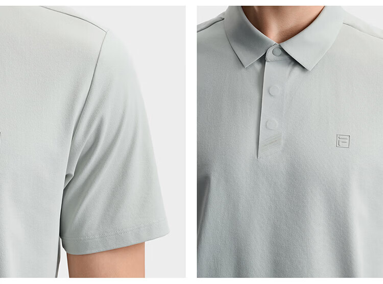 FILA Official Wang Yang Men's Knitted Short Sleeve Polo Shirt 2026 Summer Moisture-Wicking Quick-Dry Comfortable Top 46