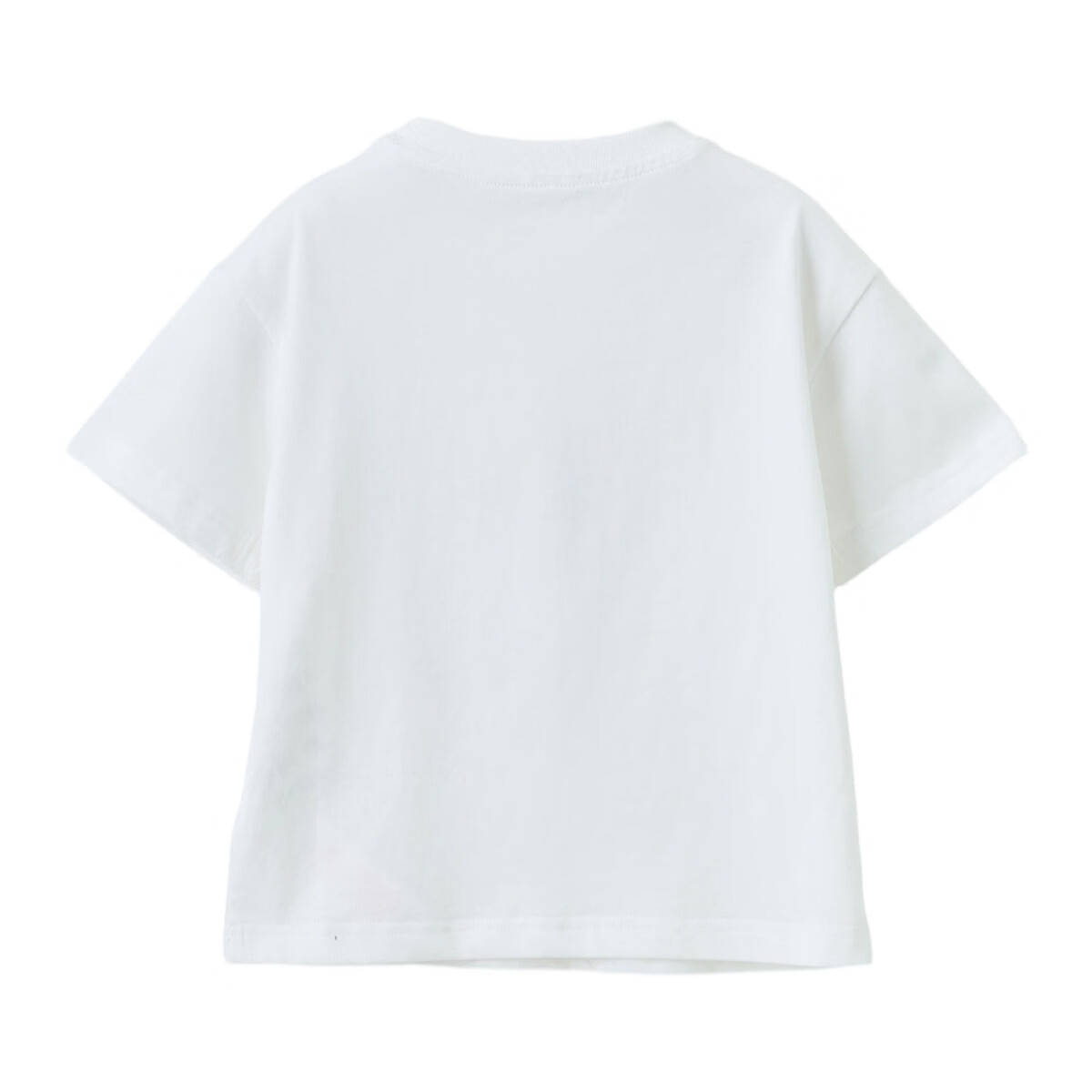 ASK JUNIOR 【7A Antibacterial】2026 Summer Kids Short Sleeve Unisex Breathable Printed T-Shirt White Size 90 9