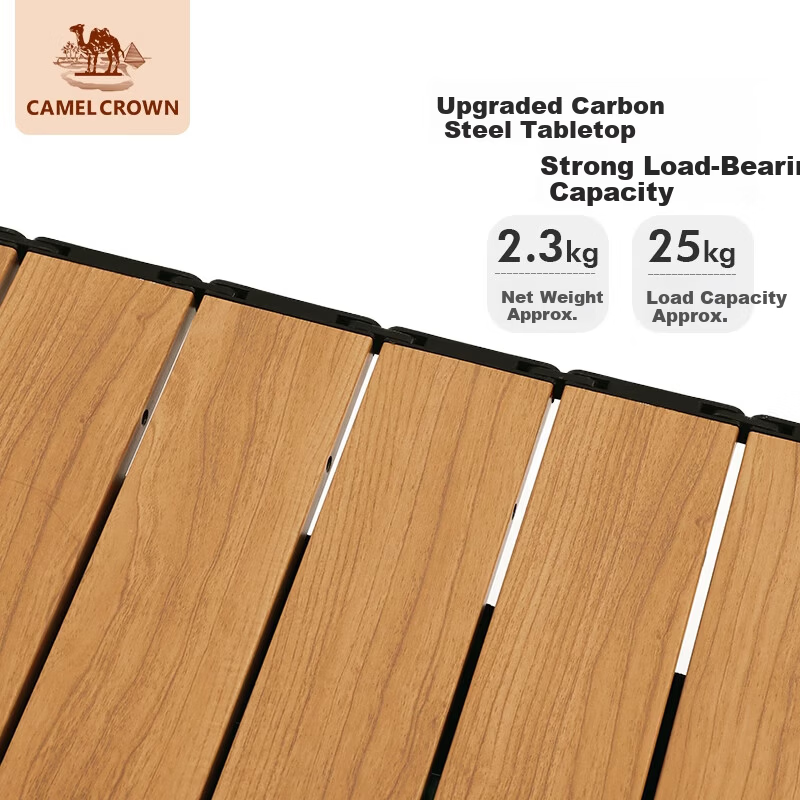 CAMEL Camping Car Folding Tableboard Outdoor Camping Storage Board Stall Cart Desktop Carbon Steel High Load 174BJ36623
