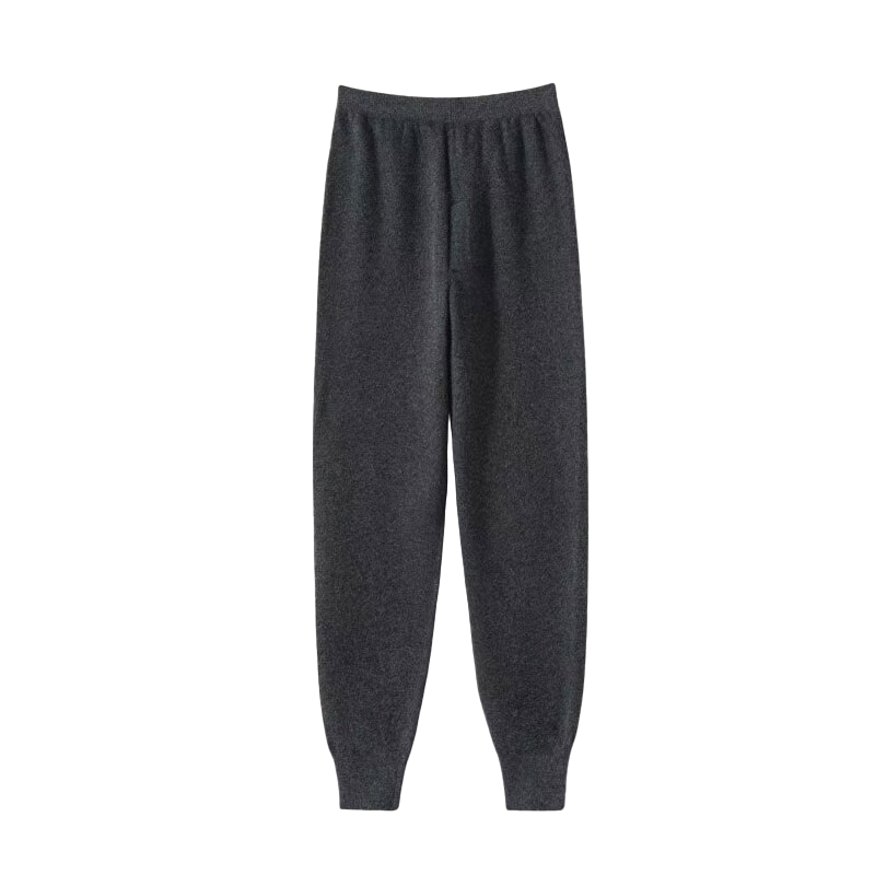 Mengyangwang Women's Thin Wool Pants Slim Fit Warm Leggings High Waist Outerwear Suitable Autumn Winter Thermal Underwear