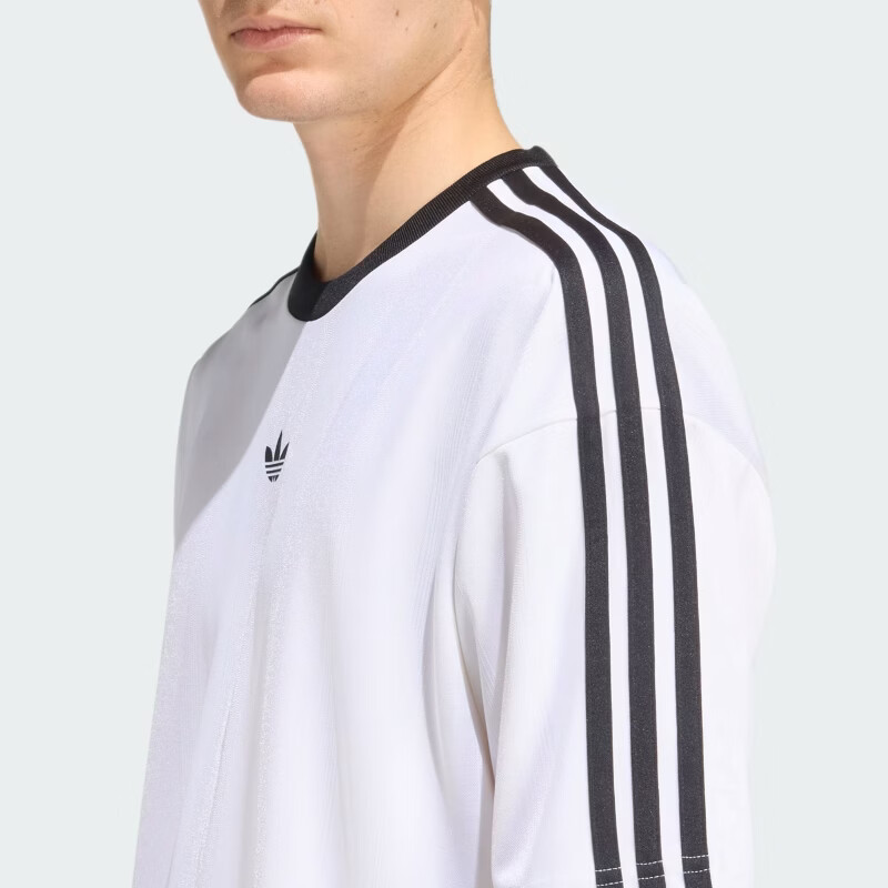 Adidas Originals Men's JACQUARD JERSEY Short Sleeve Top KD5829 White XL 7