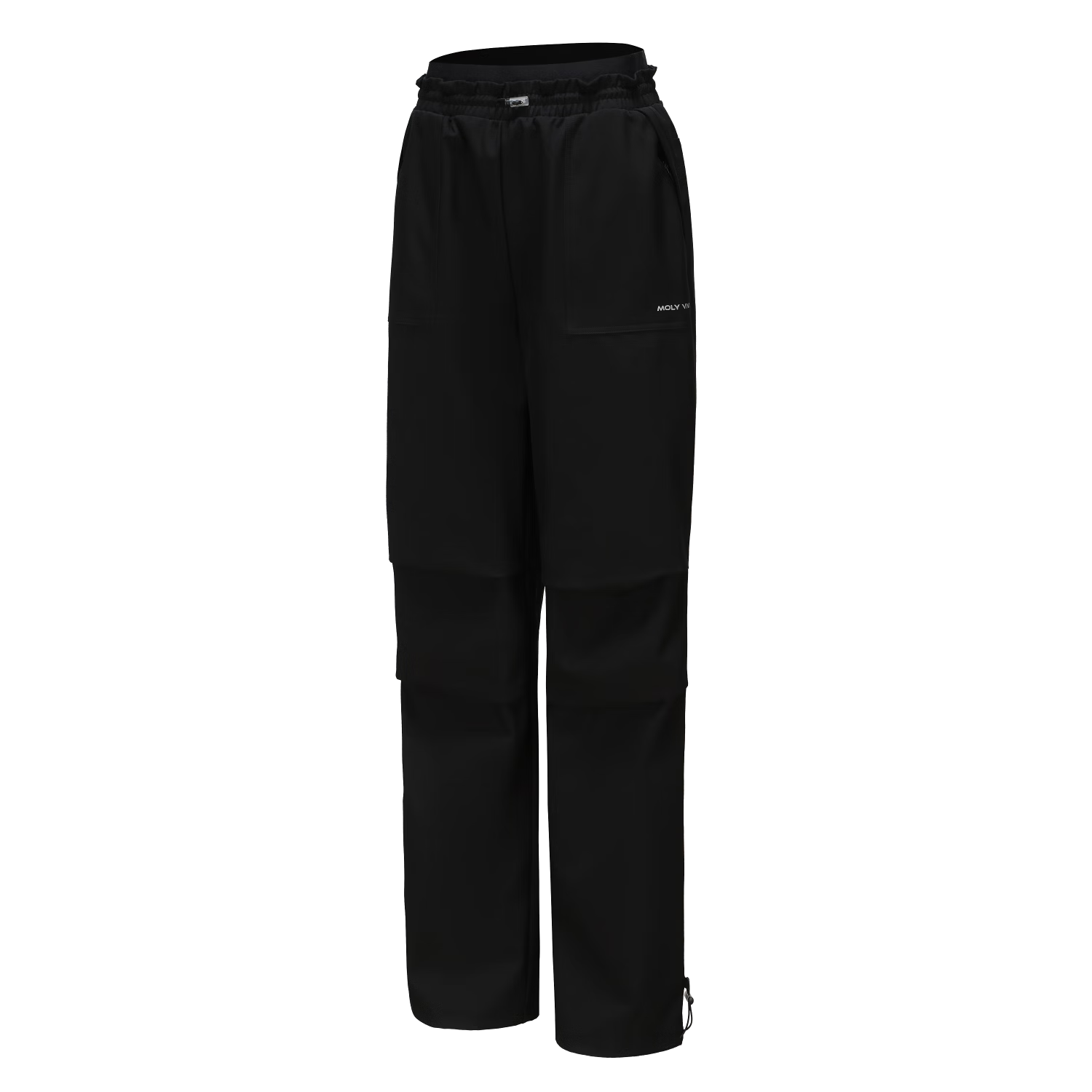 MOLY VIVI Double Waist Softshell Outdoor Sports Pants for Women Spring Summer Windproof Waterproof Quick-Dry Hiking Mountaineering Pants Magic Vivi