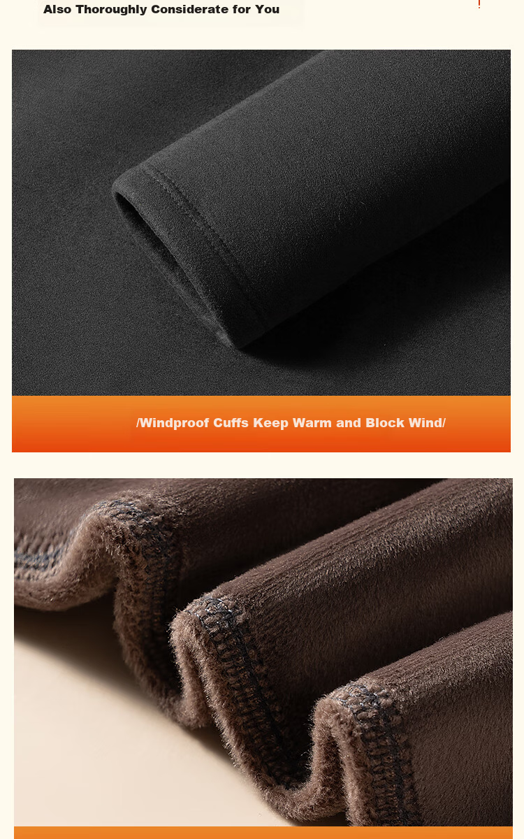 MiiOW Women's Thermal Underwear Set Autumn Long Johns Fleece Lined Thickened Warm Pants Thermal Clothing 16