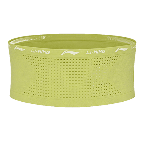LI-NING Running Waist Bag for Men, Sports Bag for Women, Phone Holder, Cycling Waist Pack, Lumbar Support, Portable Bag, Mixed Yellow, Size L