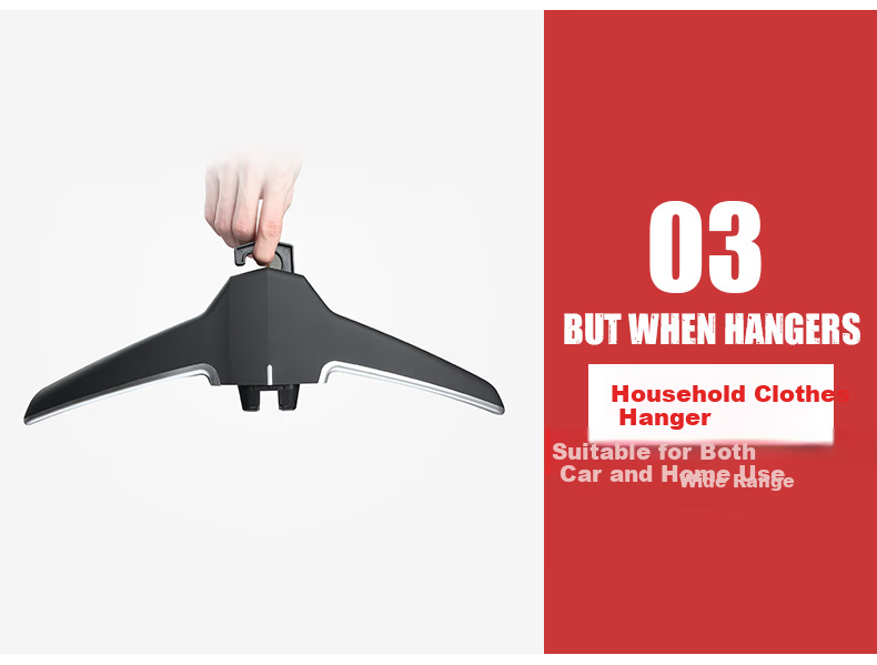 Digalun Car Clothes Hanger Multifunctional Vehicle Seat Back Coat Rack Suit Hanger Hook 5