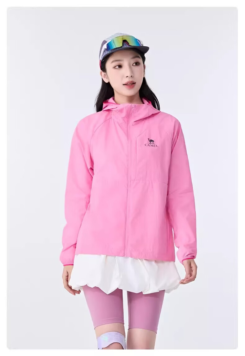 CAMEL Outdoor Original Yarn Sunscreen Jacket Women 26 Spring Summer New High Breathability Water-Repellent Durable Lightweight Coat Unisex 9001 28