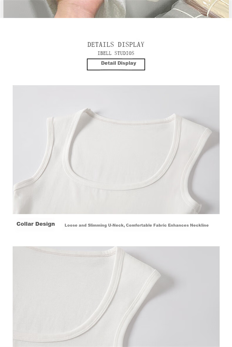 LangSha Spicy Girl Women's New Racerback Camisole Wide Shoulder Strap Slim Fit Sleeveless Top for Layering and Outerwear 9