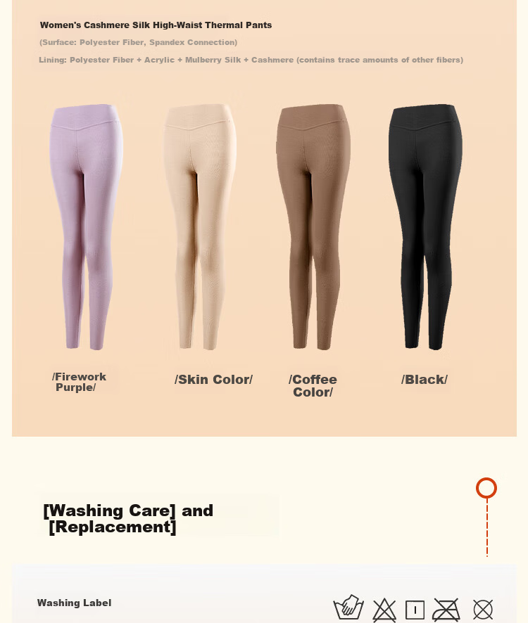 MiiOW Men's Thermal Underwear Fleece Lined Thickened Warm Pants Loose Fit Autumn Winter Plus Size Men's Long Johns 19