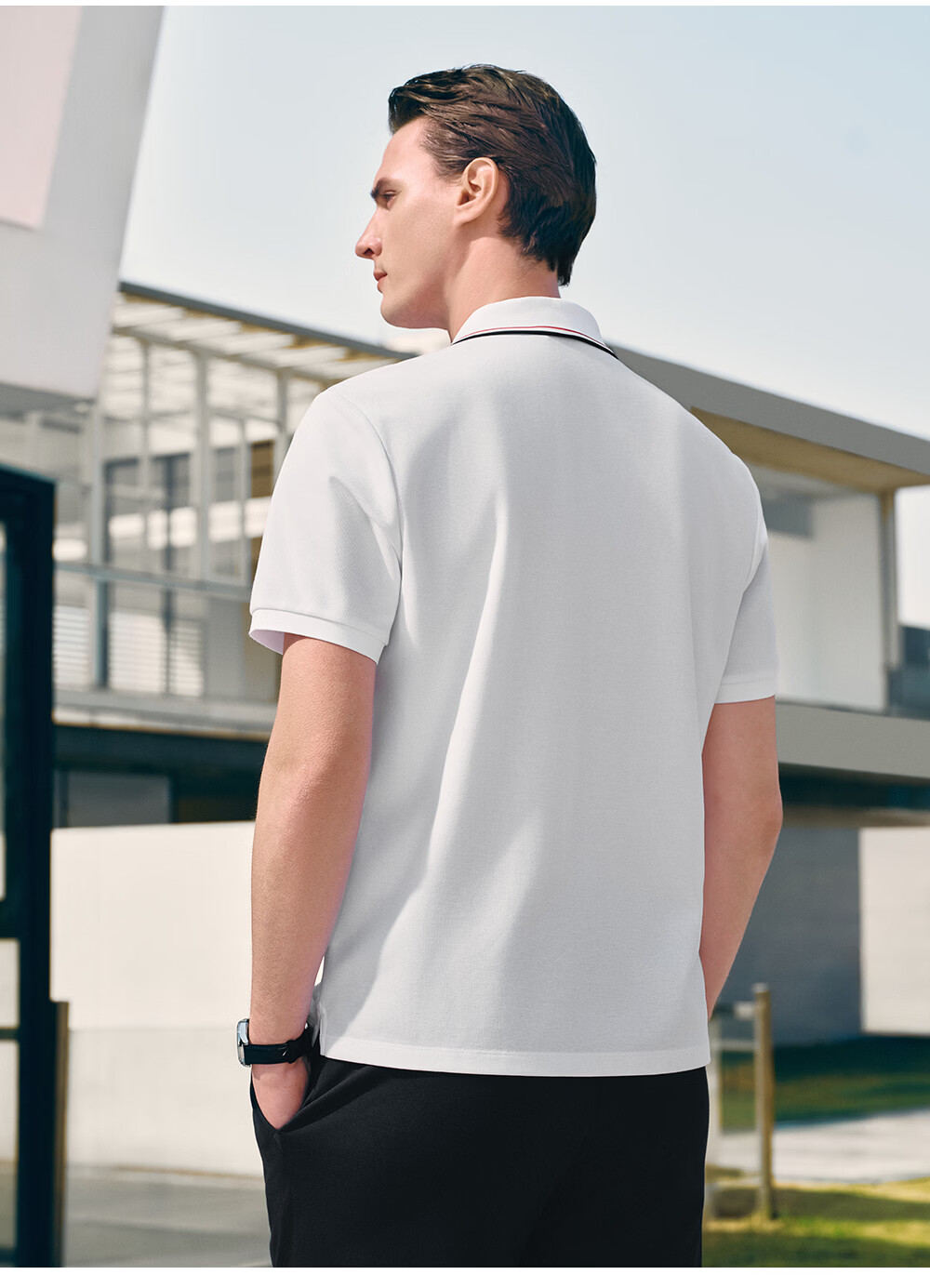 FILA Official Men's Knitted Short Sleeve Polo Shirt 2026 Summer Casual Comfortable Cooling Top 14