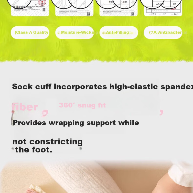 Mianqixiong Girls' Mid-Calf Cotton Socks Spring and Autumn Breathable Cartoon Cute Children's Socks EW36 - 5 Pairs - Size 13-16 12