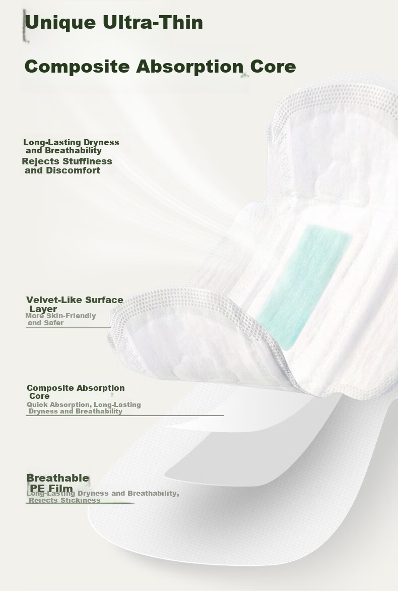 Mianmian Sheep Moonlight Treasure Box PRO Sanitary Napkin Set Breathable Leak-Proof 1 Box 25 Pieces JD Self-Operated Ultra-Thin Menstrual Pads 4