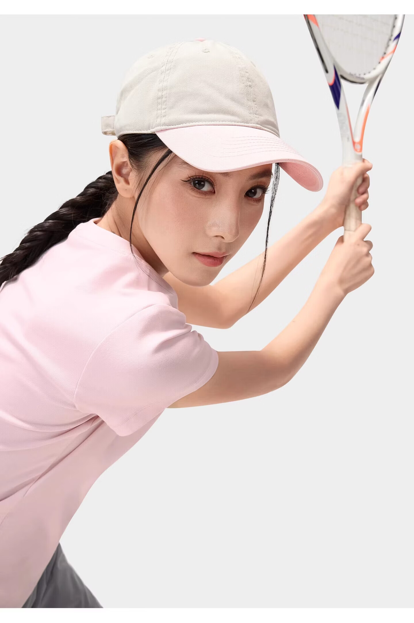 CAMEL Outdoor Casual Women's Shoulder T-Shirt 26 Spring Summer Breathable Stretch Slim Cotton Sports Tee K092 40