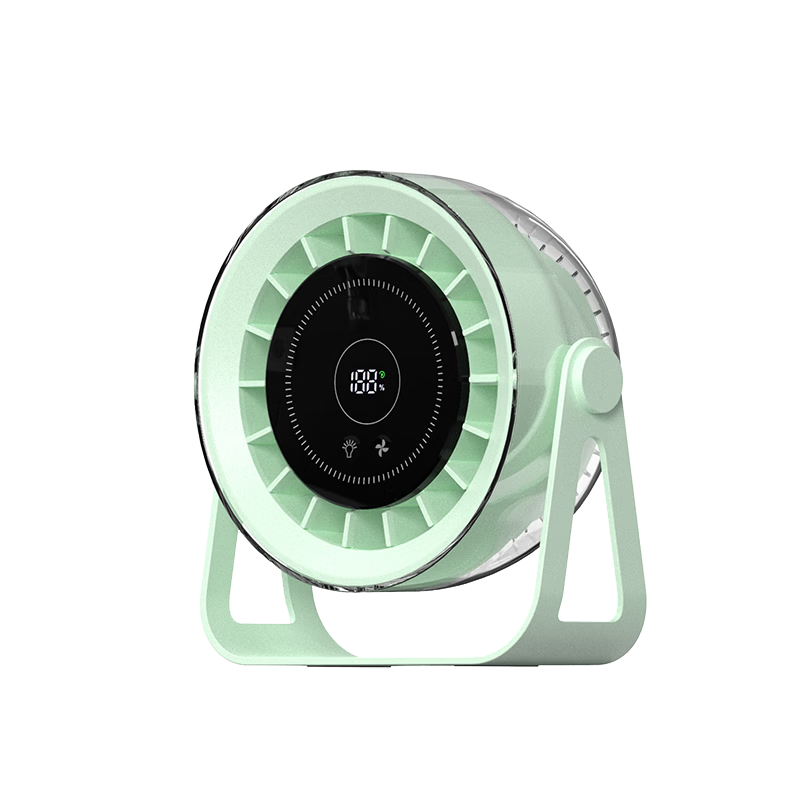 Kingdee Silent Desktop USB Fan Small Portable Quiet Electric Fan Student Dormitory Bedside Office Table Fan 3000mAh