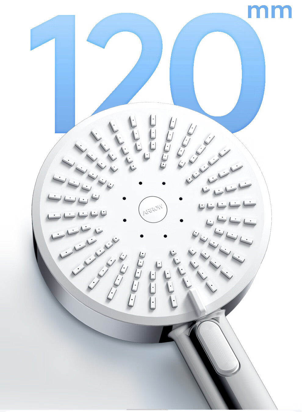 ARROW Multifunction Large Panel Handheld Shower Head High Pressure Single Head AE58140MCP 16