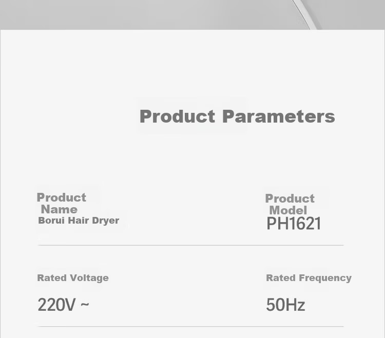 FLYCO PH1621 High-Power Hair Dryer Portable Low-Noise 3-Speed Temperature Concentrator Nozzle Home Student Dormitory Gift 13