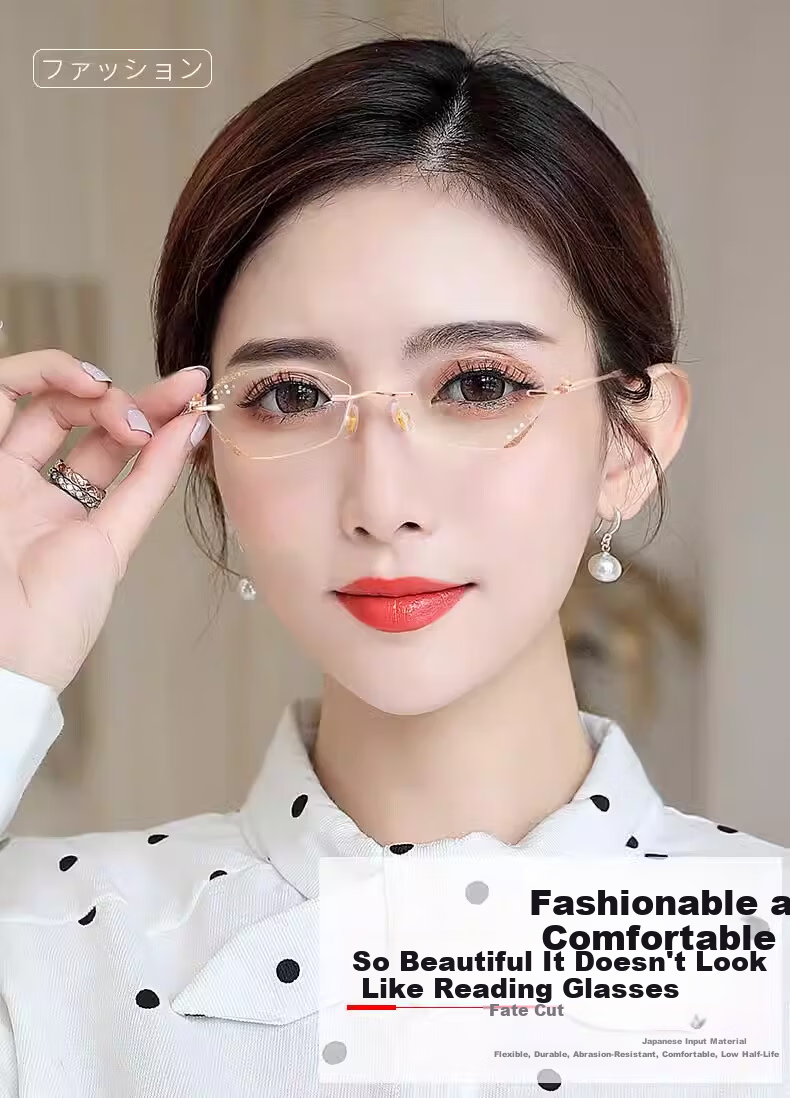 Chuangguo Japanese Imported Reading Glasses for Women High-Definition Blue Light Blocking Authentic Premium Brand JD Self-Operated Famous Brand 4