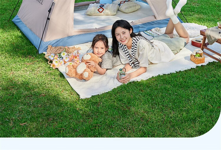 CAMEL Outdoor Tent Portable Foldable Automatic Silver Coated Sunshade Park Picnic Camping Overnight Gear Military Green 10