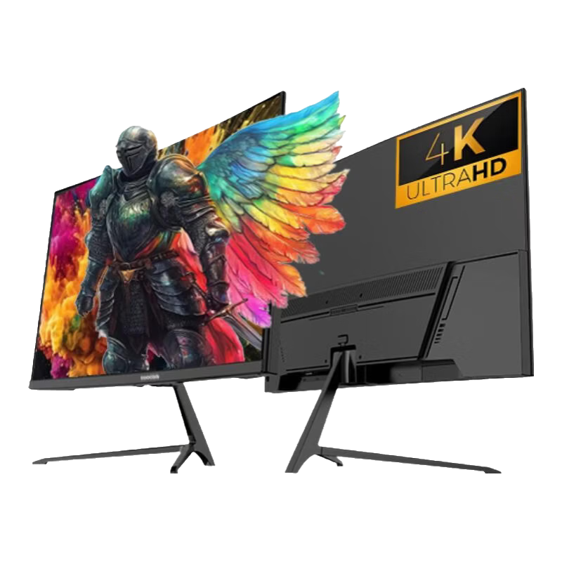 Coocaa Skyworth Coocaa 27-inch 4K Ultra HD Monitor Narrow Bezel Wall-Mountable Low Blue Light Flicker-Free Wide Viewing Angle Ultra-Thin Gaming Office LCD Display 27K16
