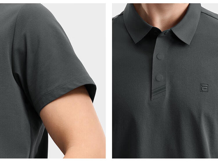 FILA Official Wang Yang Men's Knitted Short Sleeve Polo Shirt 2026 Summer Moisture-Wicking Quick-Dry Comfortable Top 40