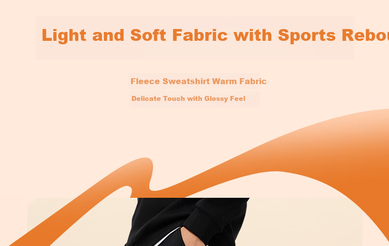 PEAK Men's Sports Pants, Summer Fleece-Lined Warm Versatile Knitted Joggers, Loose-Fitting Casual Trousers DF334007 19