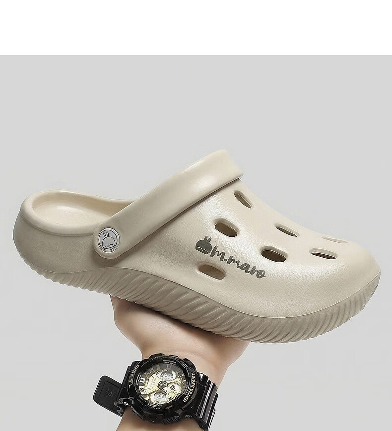 MashiMaro Unisex Couple Thick Sole Sports Sandals Outdoor Non-Slip Beach Slippers MW220 10