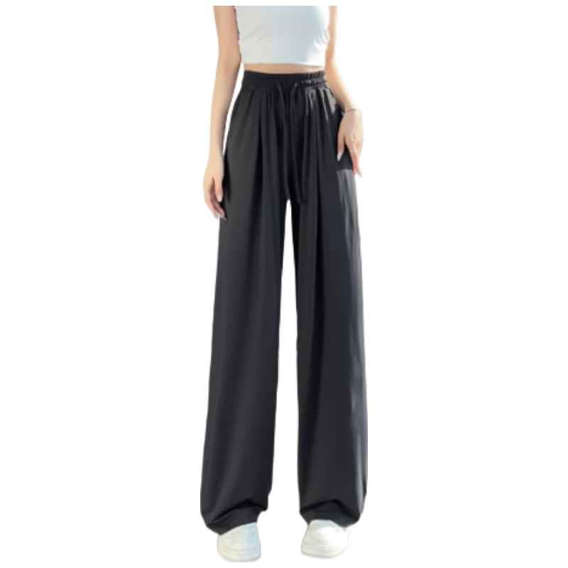 Baleno S&K UPF50+ Women's Sunscreen Pants 2026 Summer New Ice Cool Breathable High Waist Straight Slim Casual Pants