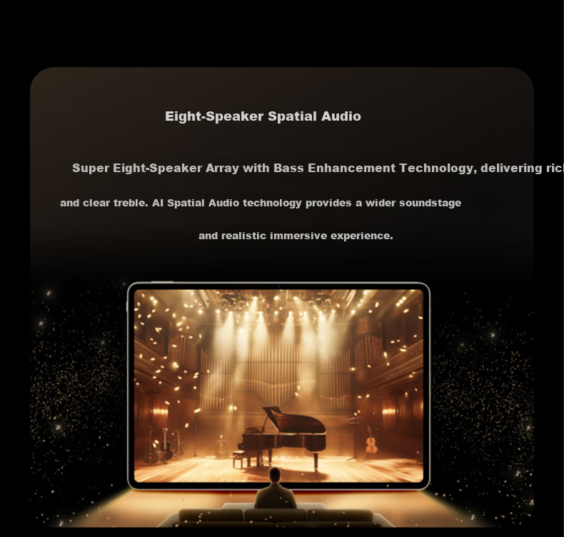 Honor MagicPad3 Pro 13.3-inch Tablet [National Subsidy] 5th Gen Snapdragon 8 Supreme Edition Chip Starry Gray 16+512GB Refreshed Version 23